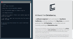Desktop Screenshot of christianle.com